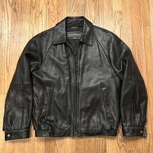 Perry Ellis Men's Lambskin Jacket, Size S